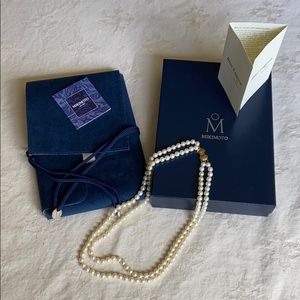 18" Blue Lagoon by Mikimoto Double Strand Necklace